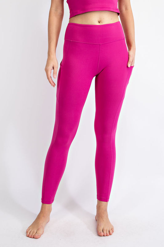 Butter Soft Leggings Raspberry