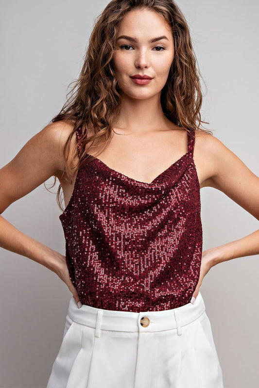 GLITTER TANK TOP