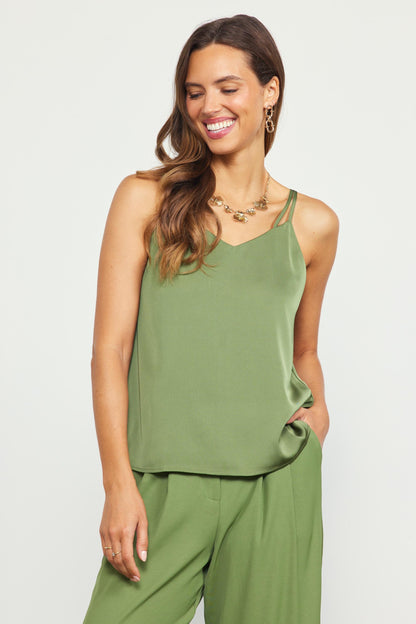 Recycled Double Strap Cami