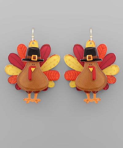 Thanksgiving Turkey Earrings