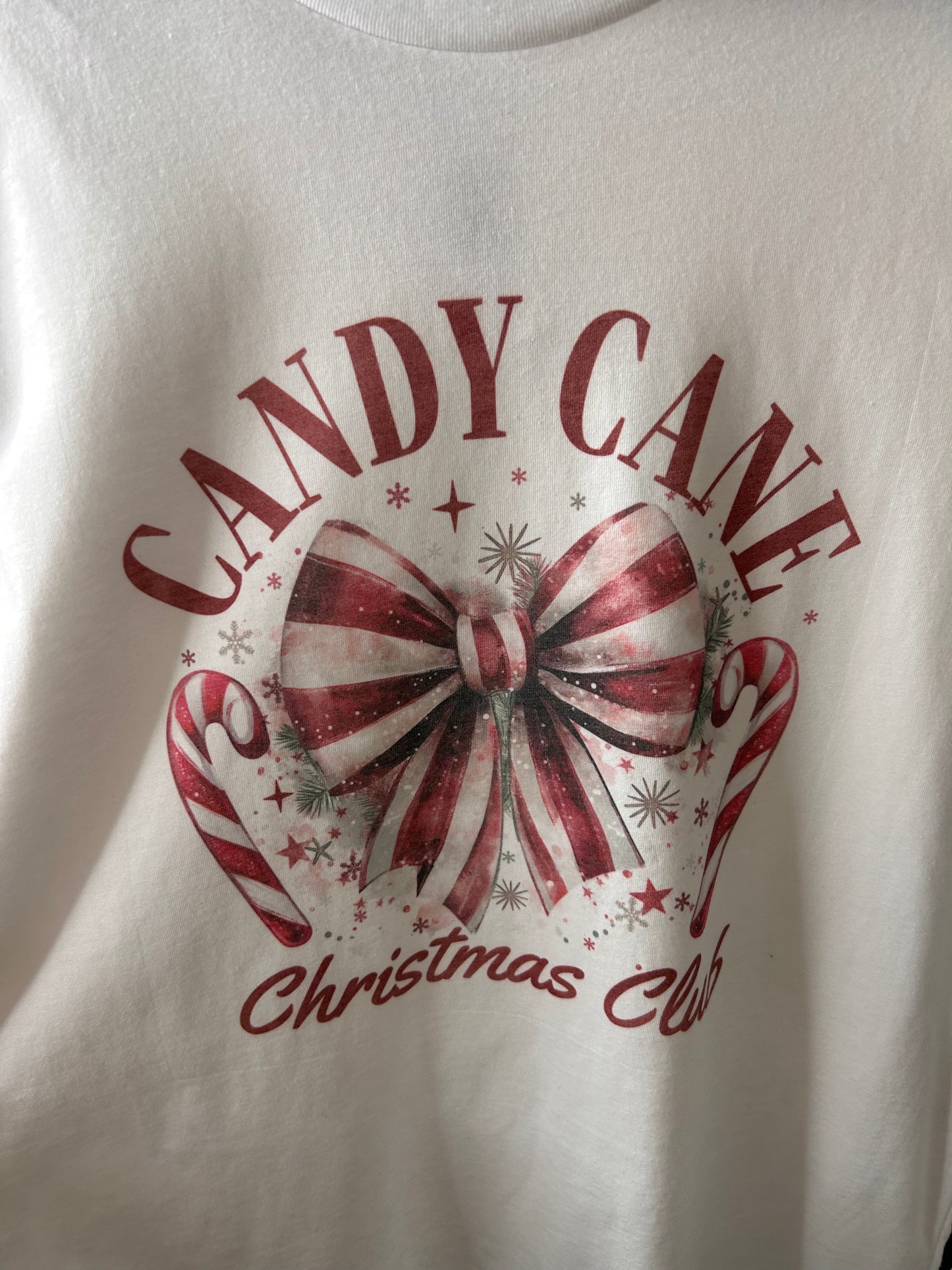 Candy Cane Christmas Club Tee