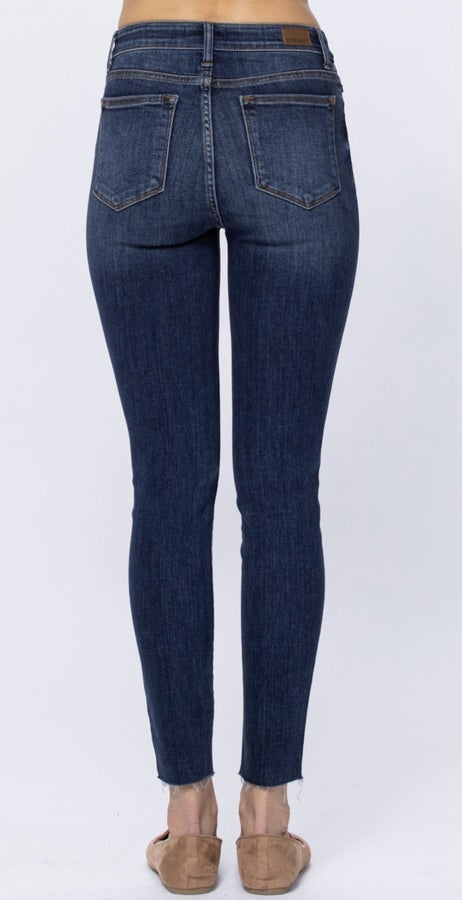 Judy Blue "Brittani" High Rise Button Fly Skinny