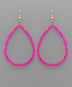 Beaded Teardrop Earrings