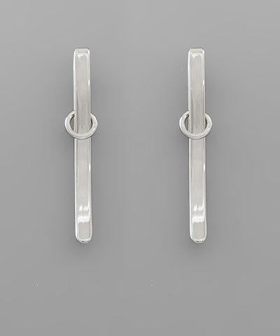 Wavy Bar Earrings