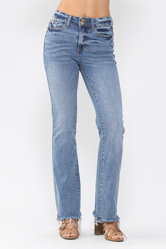 Judy Blue "Amber" High Rise Double Button BootCut