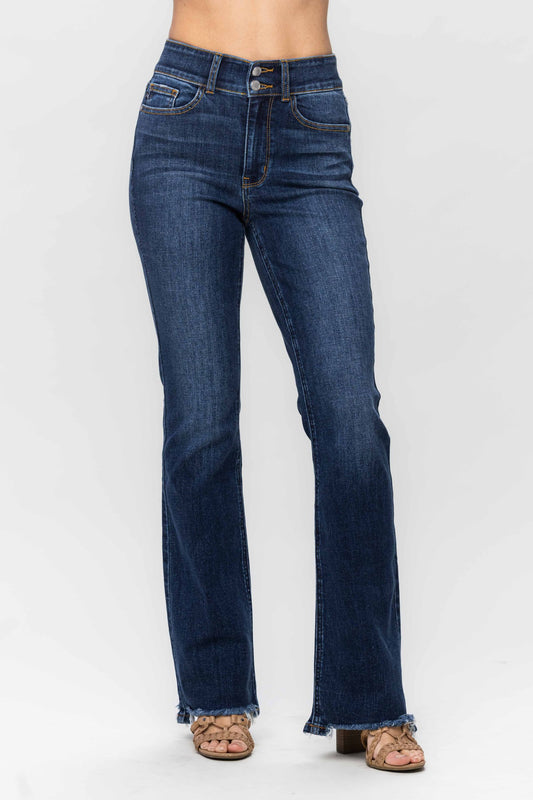 Judy Blue “Tara” HW Vintage Frayed Hem Bootcut