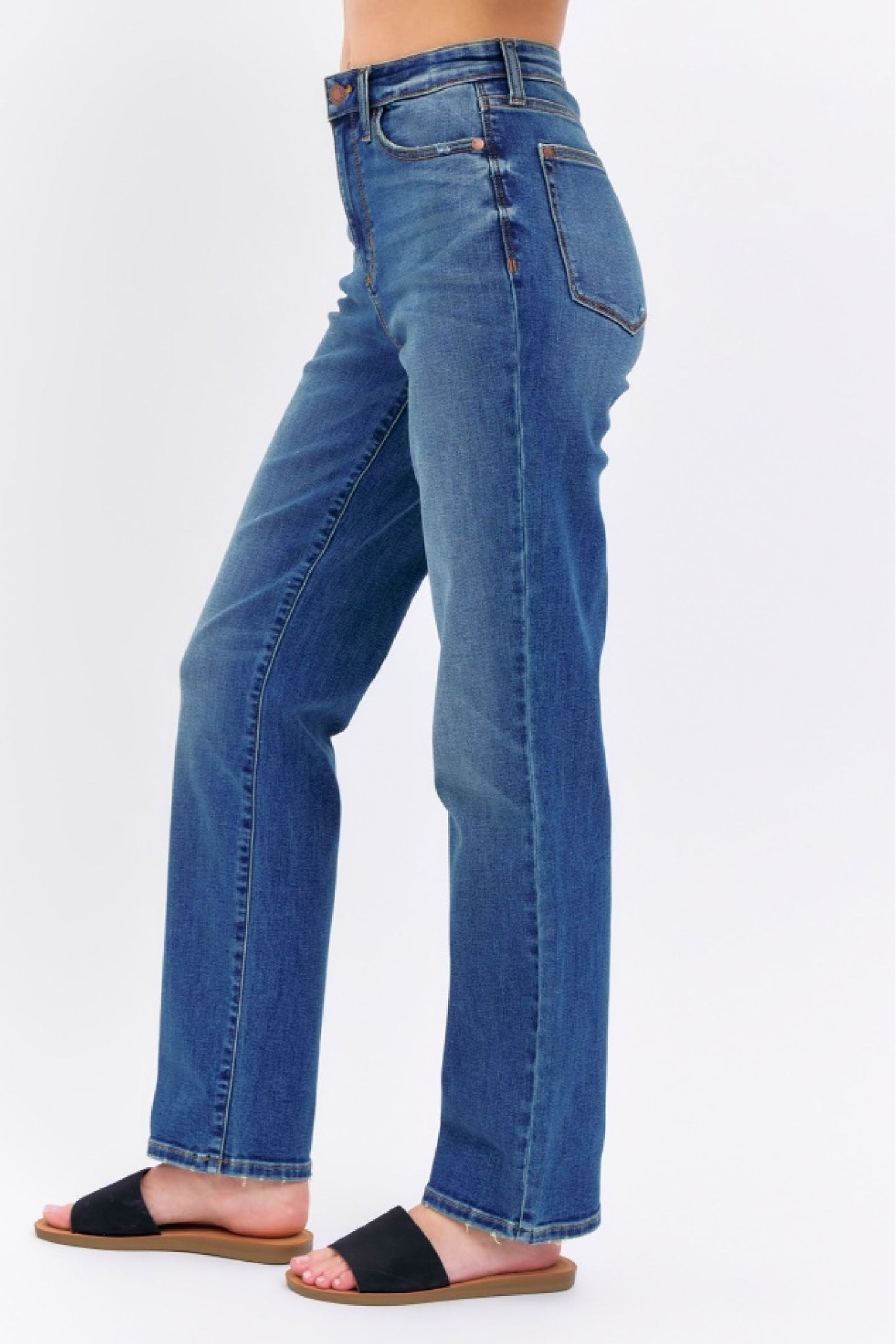 Judy Blue "Poppy" High Rise Straight Jean