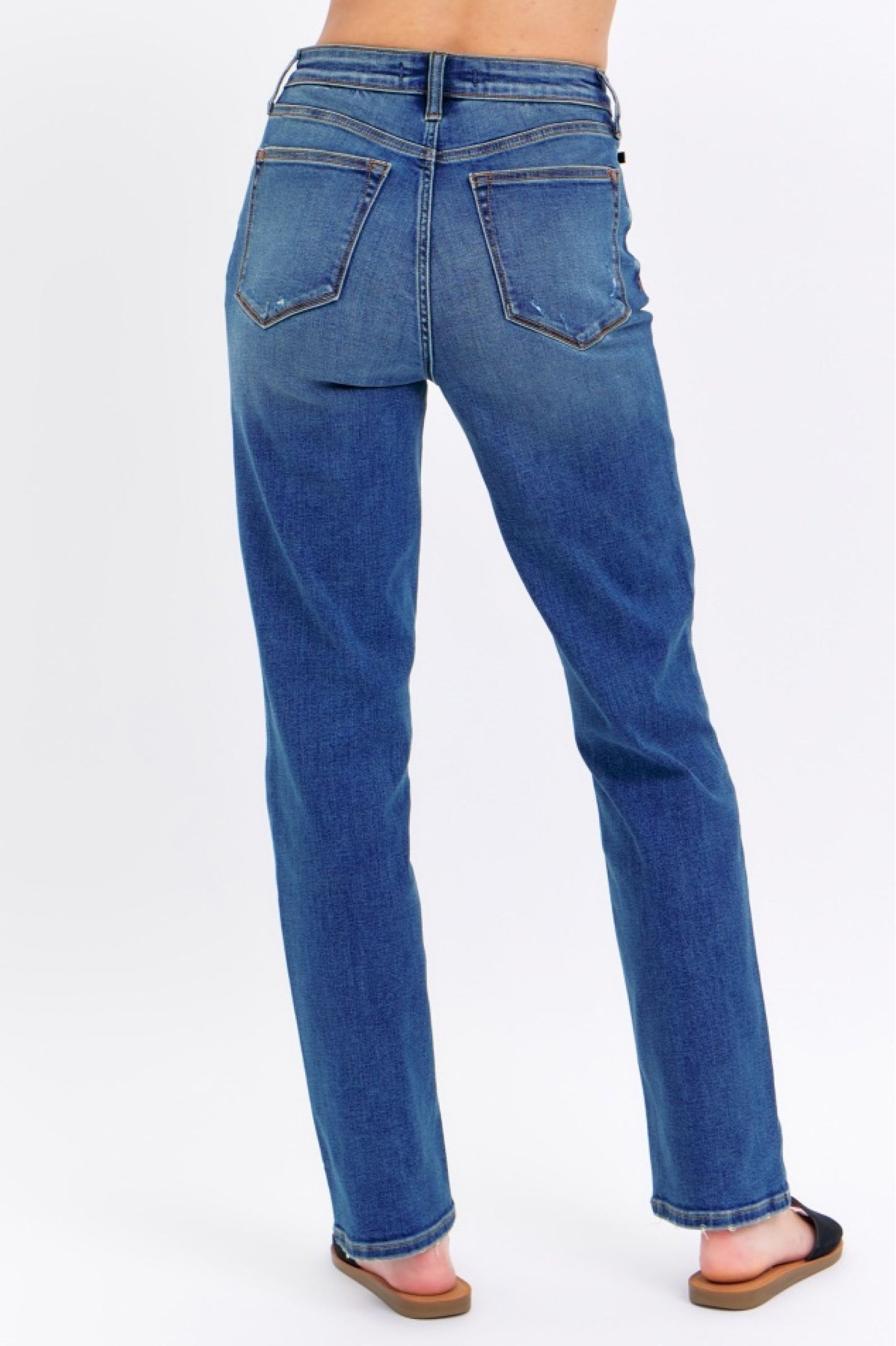 Judy Blue "Poppy" High Rise Straight Jean