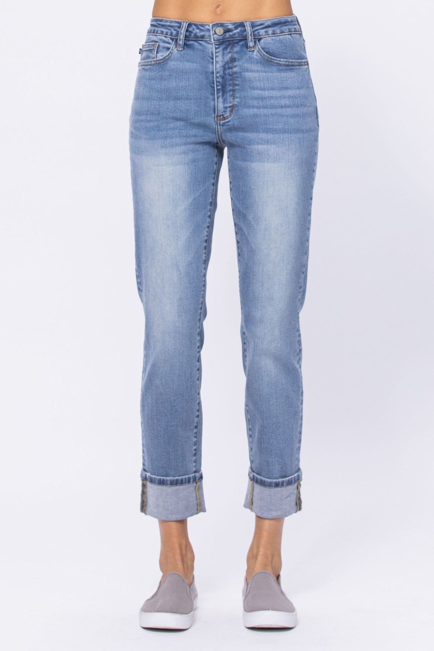 Judy Blue "Chandler" High Rise vintage Wash Boyfriend Fit Jean