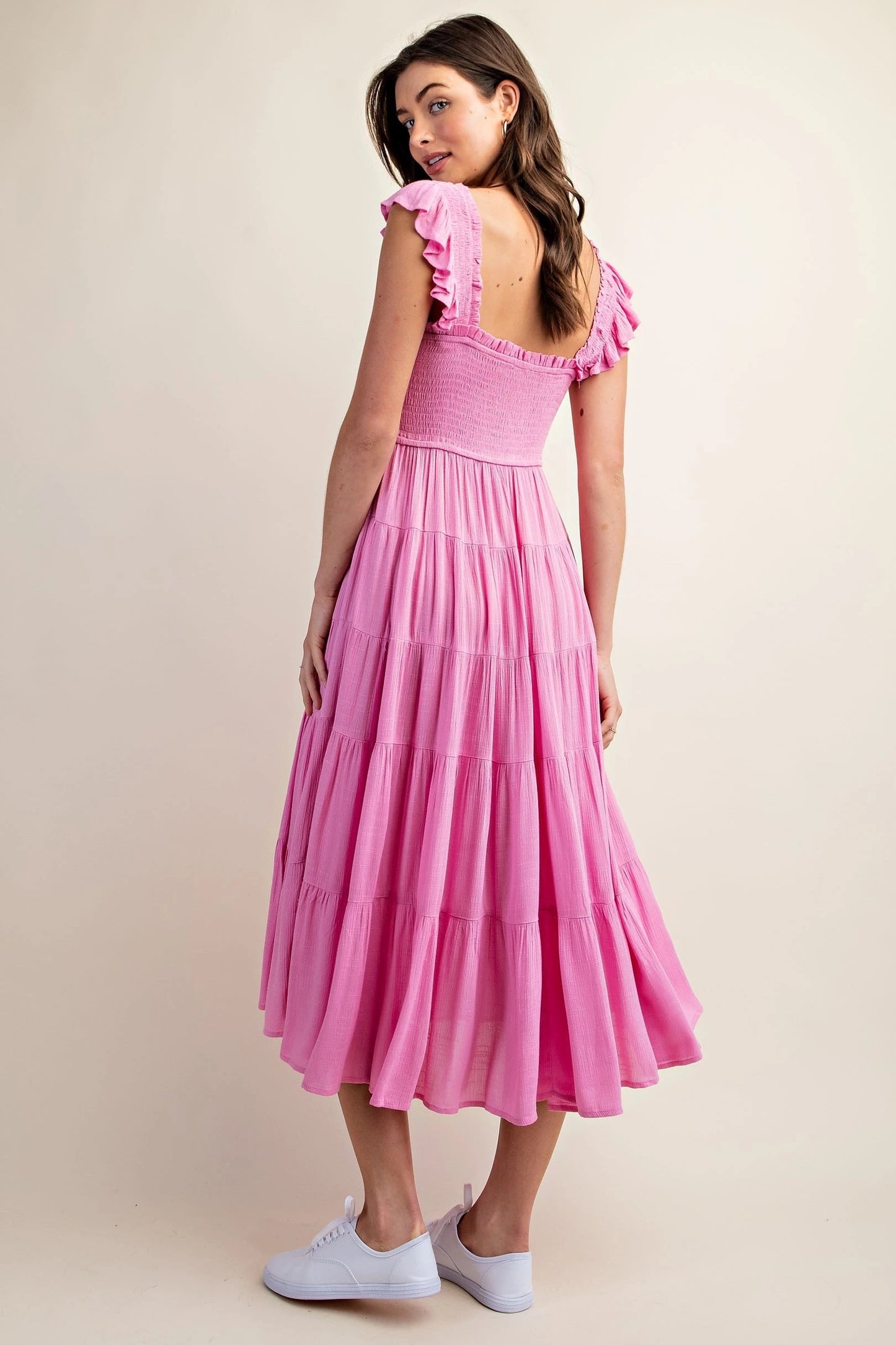 Smocked Tiered Maxi Dress