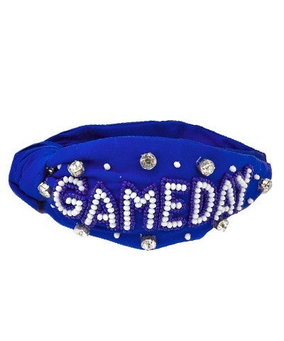 Game Day Beaded Headband (2 Colors)