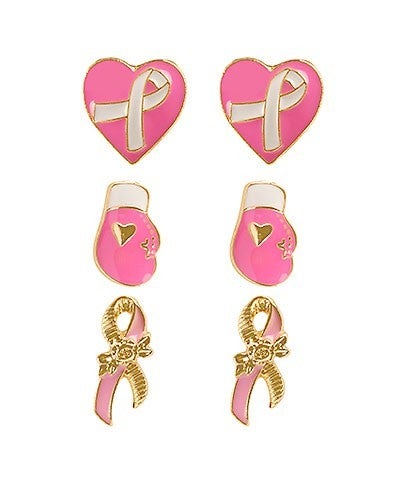 Breast Cancer Awareness Earrings