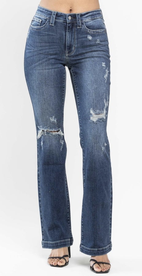 Judy Blue "Jennifer" Mid Rise Destroyed BootCut