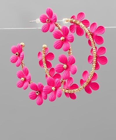 Flower Hoops