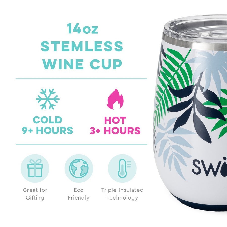 Swig Island Breeze Stemless Wine Cup (14oz)