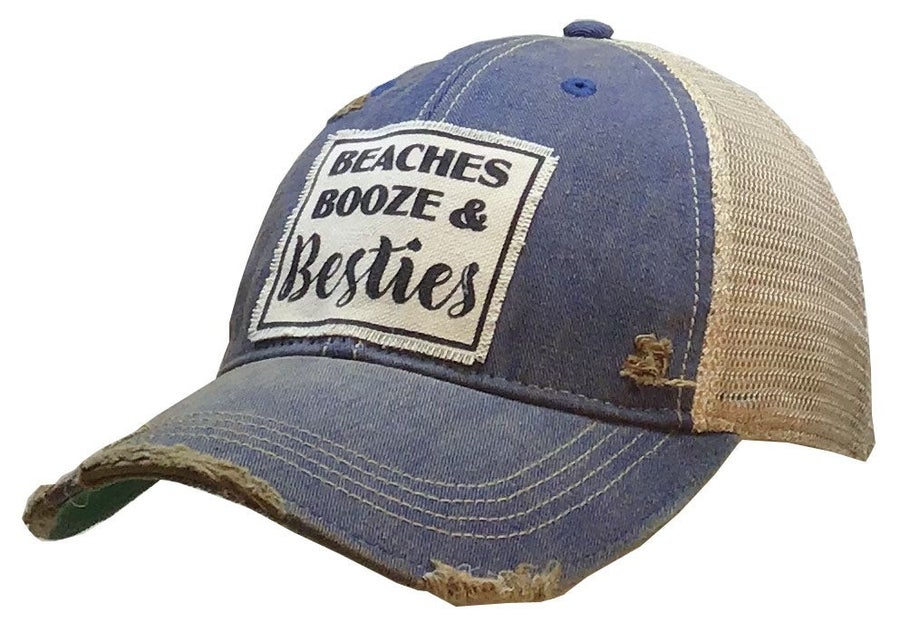 Beaches Booze & Besties Trucker Hat