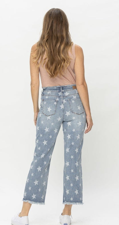 Judy Blue Star Cropped Jean