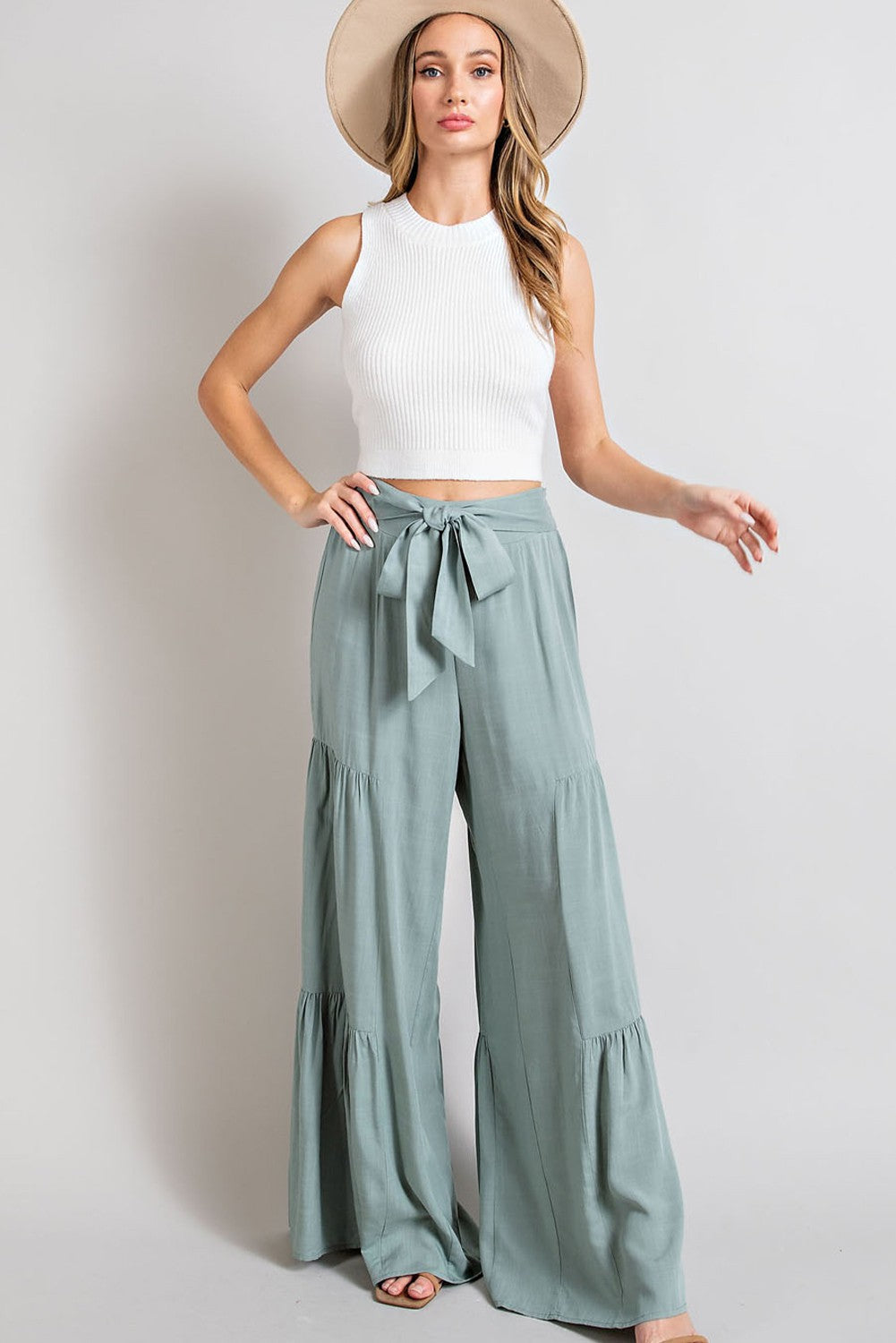 Savannah Tiered Wide Leg Pant