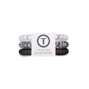 Teleties "Silver Flames" Hair Ties Small